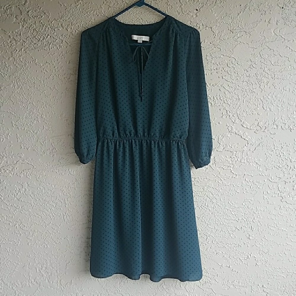 Dark Green Flowy Dress